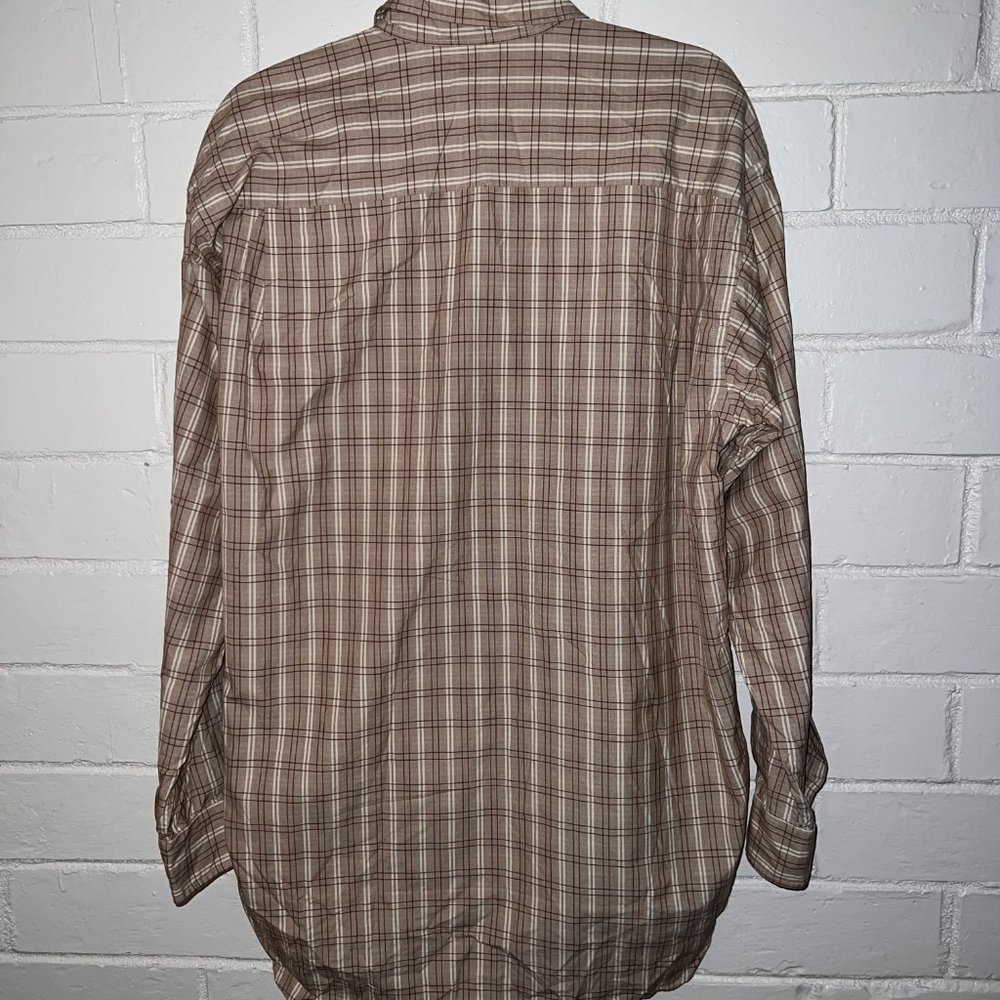 Coach Mens Button Down Medium Checkered - image 5